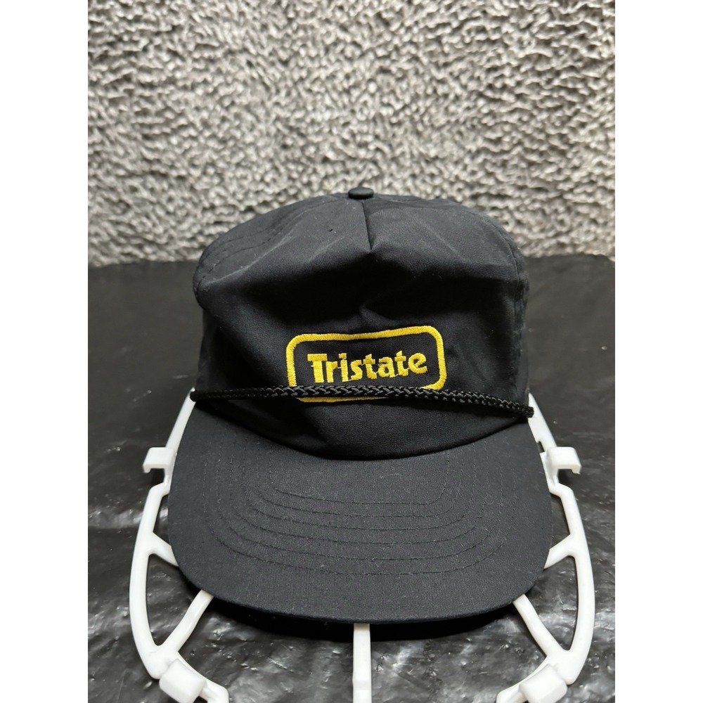 Vintage Tristate Trucking Snapback Trucker Cap Hat by KC Black